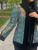 کت مخمل سوزن دوزی